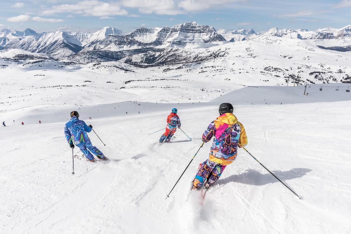 Ski equipment ready at the shop